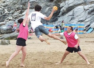 Beach Handball Newquay Cornwall