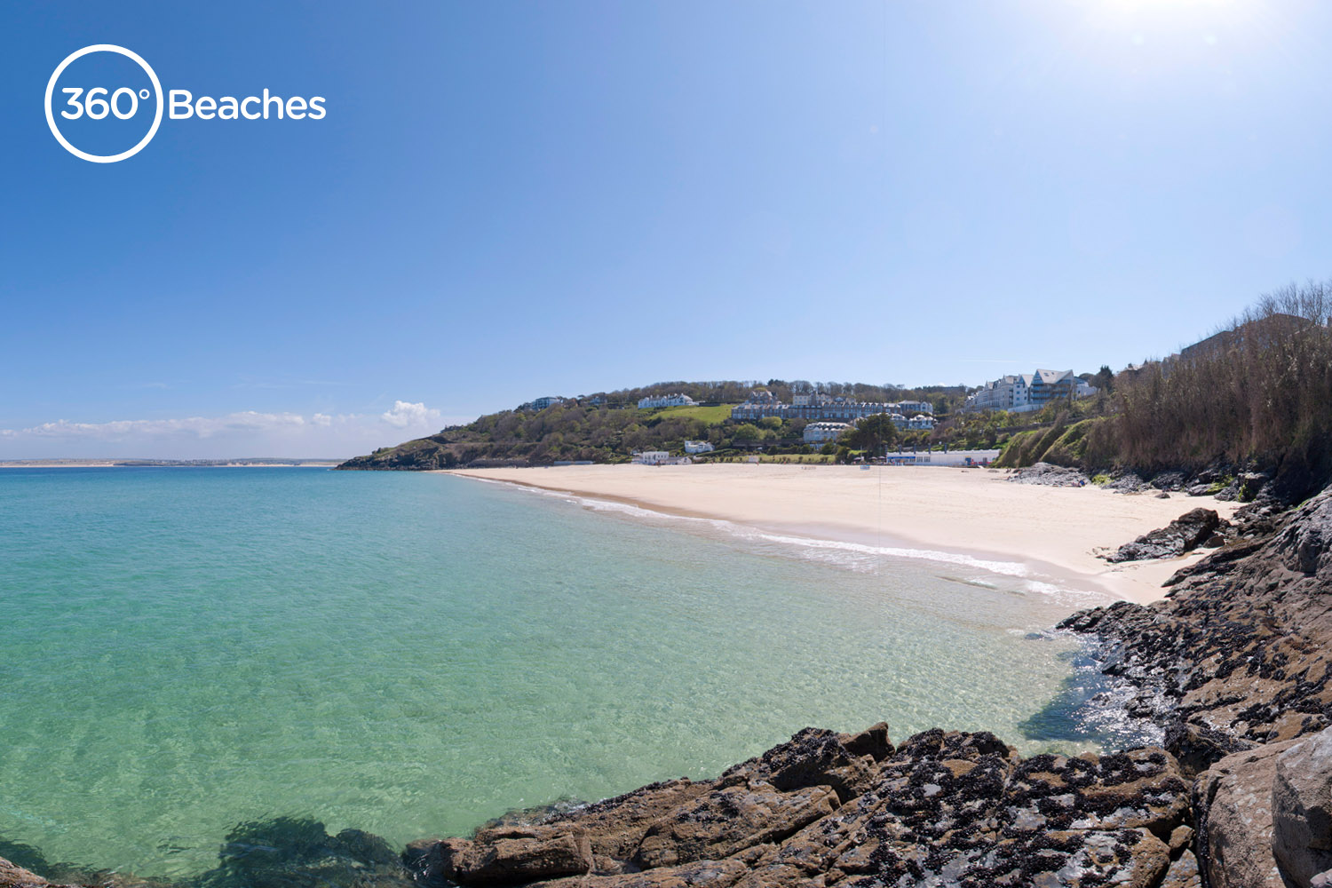 Porthminster Beach in St Ives Cornwall