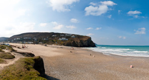 Porthtowan Beach in Cornwall