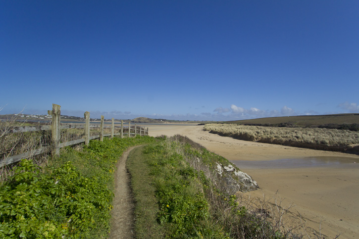 The approach to Harbour Cove in Padstow, North Cornwall