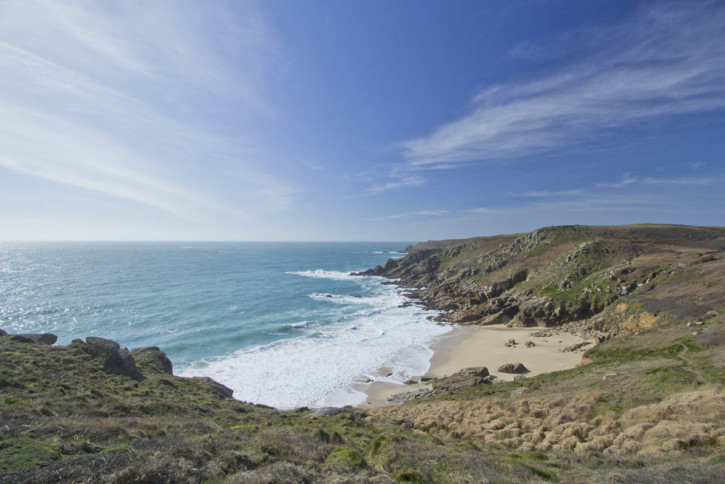 View of Porthchapel beach