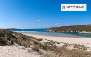 View live webcam of Crantock beach near Newquay Cornwall