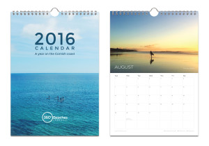 2016 Cornwall Calendar from 360ºBeaches