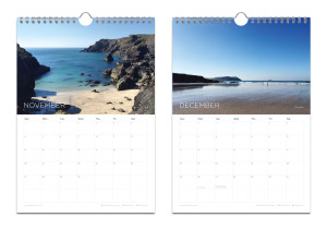 2016 Cornwall Calendar from 360ºBeaches