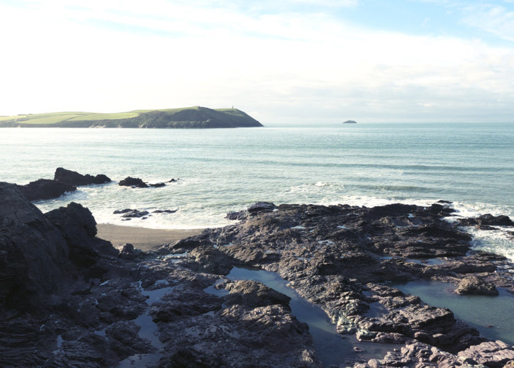 coastal walk from Polzeath to Daymer Bay North Cornwall