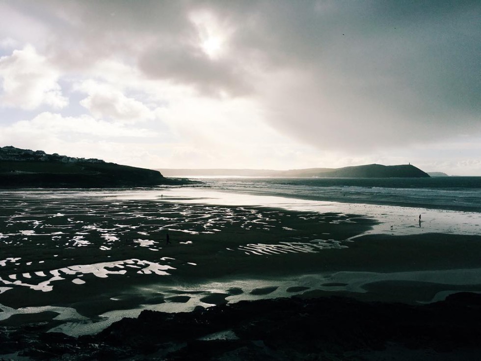 Cornwall Photos - Polzeath beach by Anna Hedderly on Instagram