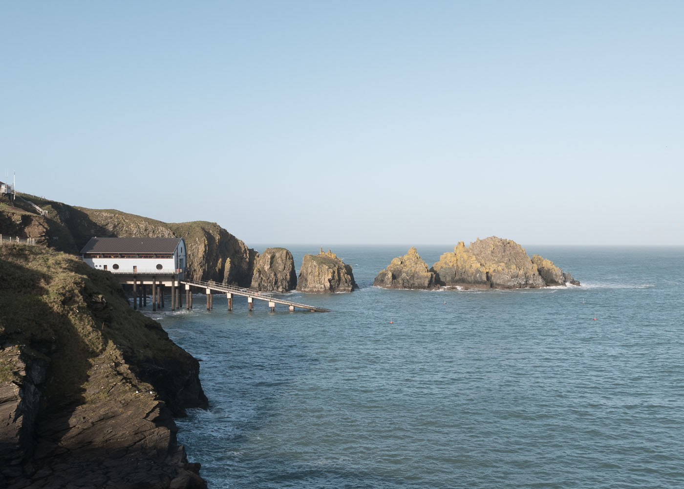 A view of the beautiful Padstow RNLI Lifeboat Station