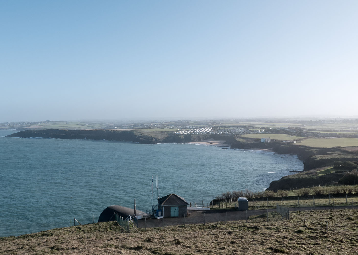 Fantastic views over Polventon Bay from Trevose head