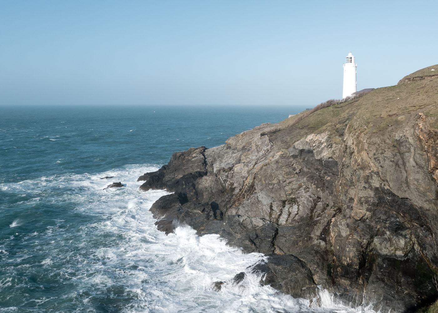 A view of Trevose Lighthouse 