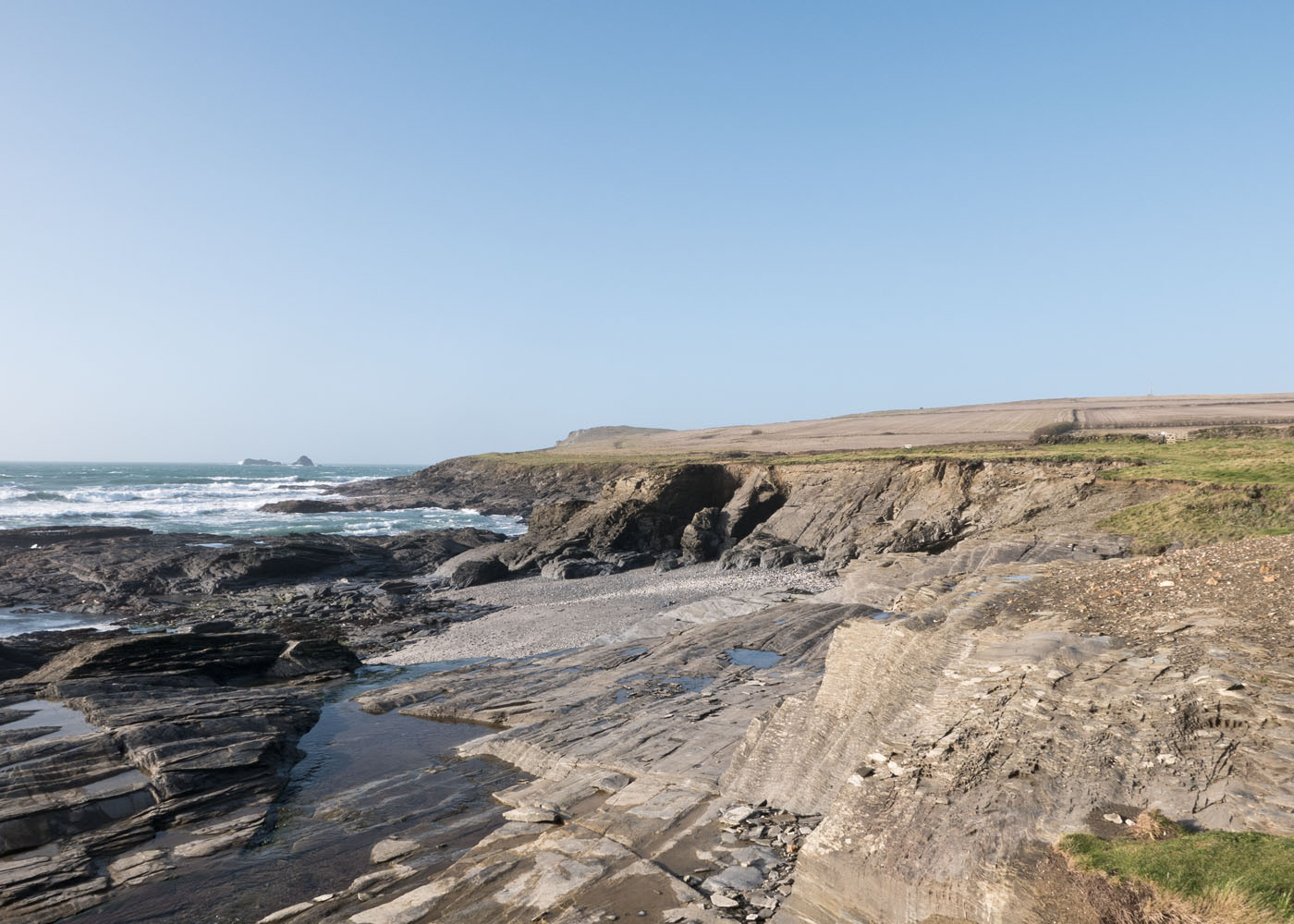 Boobys Bay near Padstow in North Cornwall