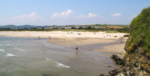 Par Sands beach dog friendly beach in Cornwall