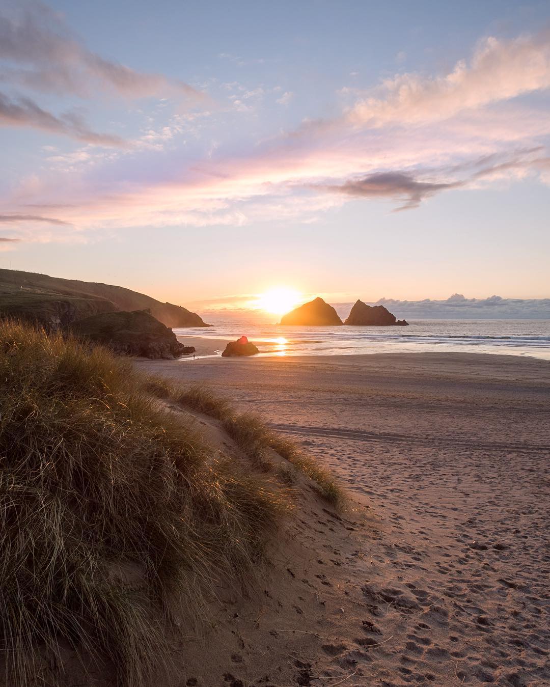 holywell bay sunset kris field