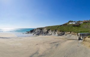 Cornwall beaches Polurrian Cove Lizard Peninsula