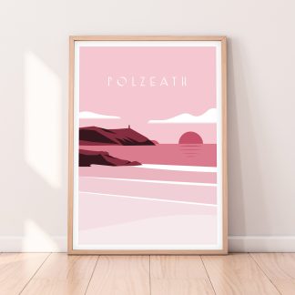 Polzeath beach print | Buy Cornwall art