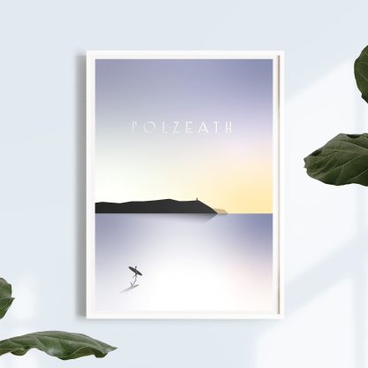 Polzeath beach print | Cornwall art | Cornwall Gifts