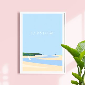 Padstow beach print