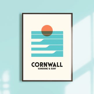 Cornwall Surf Print